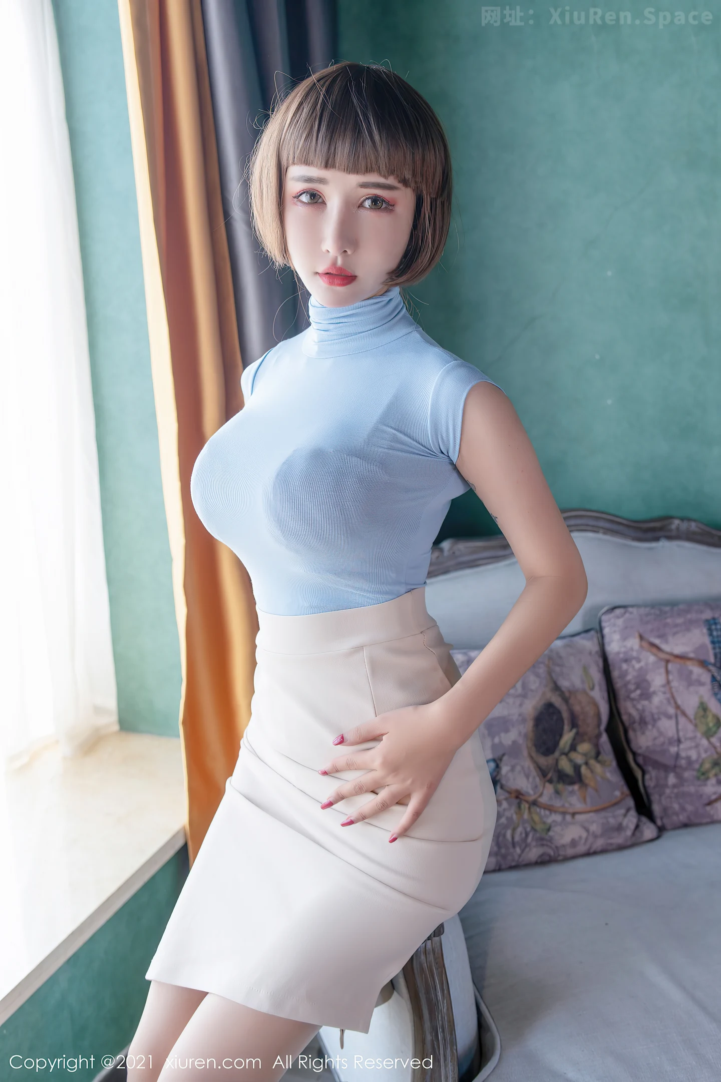 图片[2]-[XiuRen秀人网]VOL.4150 新晋秀人夏沫沫tife私房半脱露红色蕾丝内衣秀丰乳肥臀诱惑写真41P-秀人网官方网站